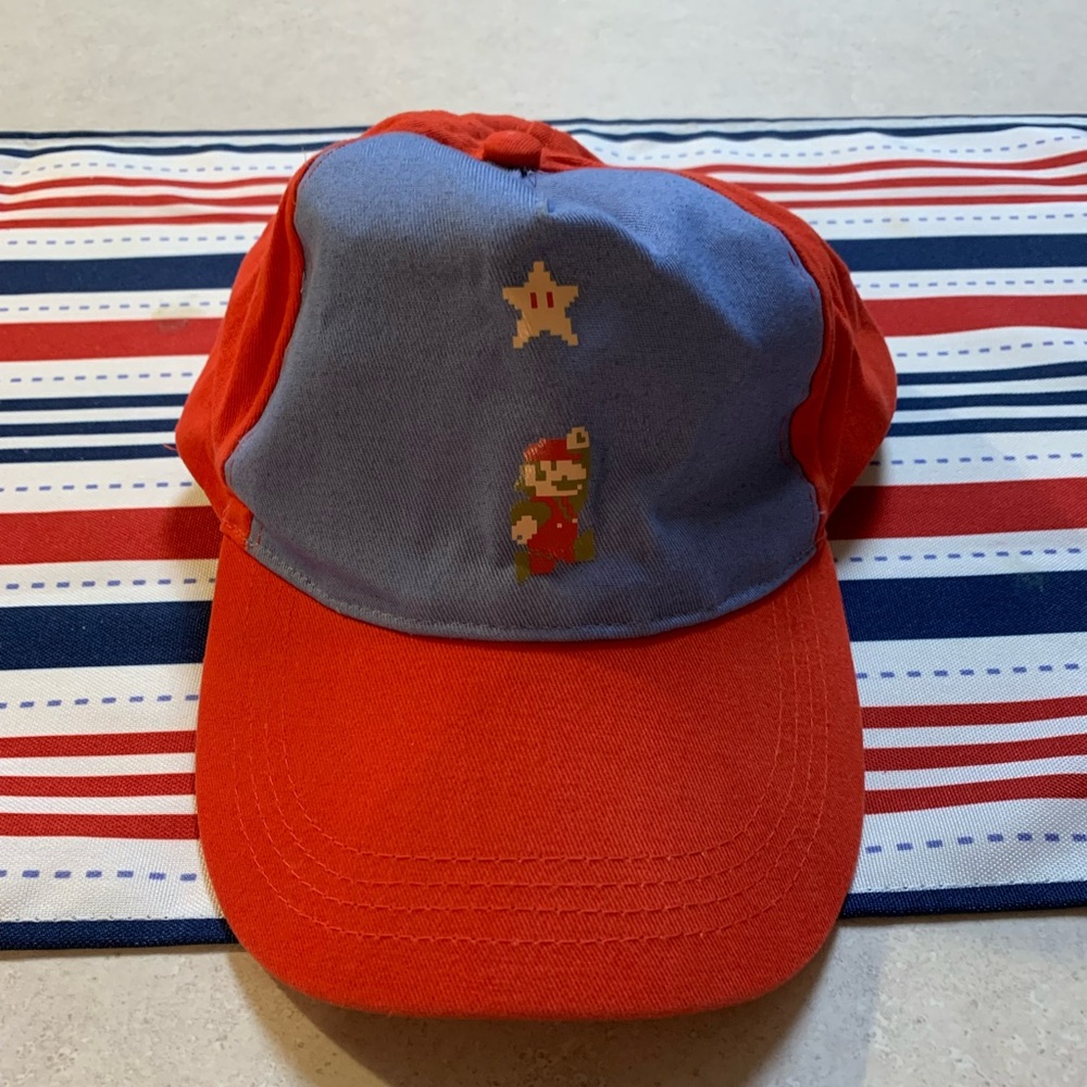 Nintendo Mario BB cap adjustable in great shape.